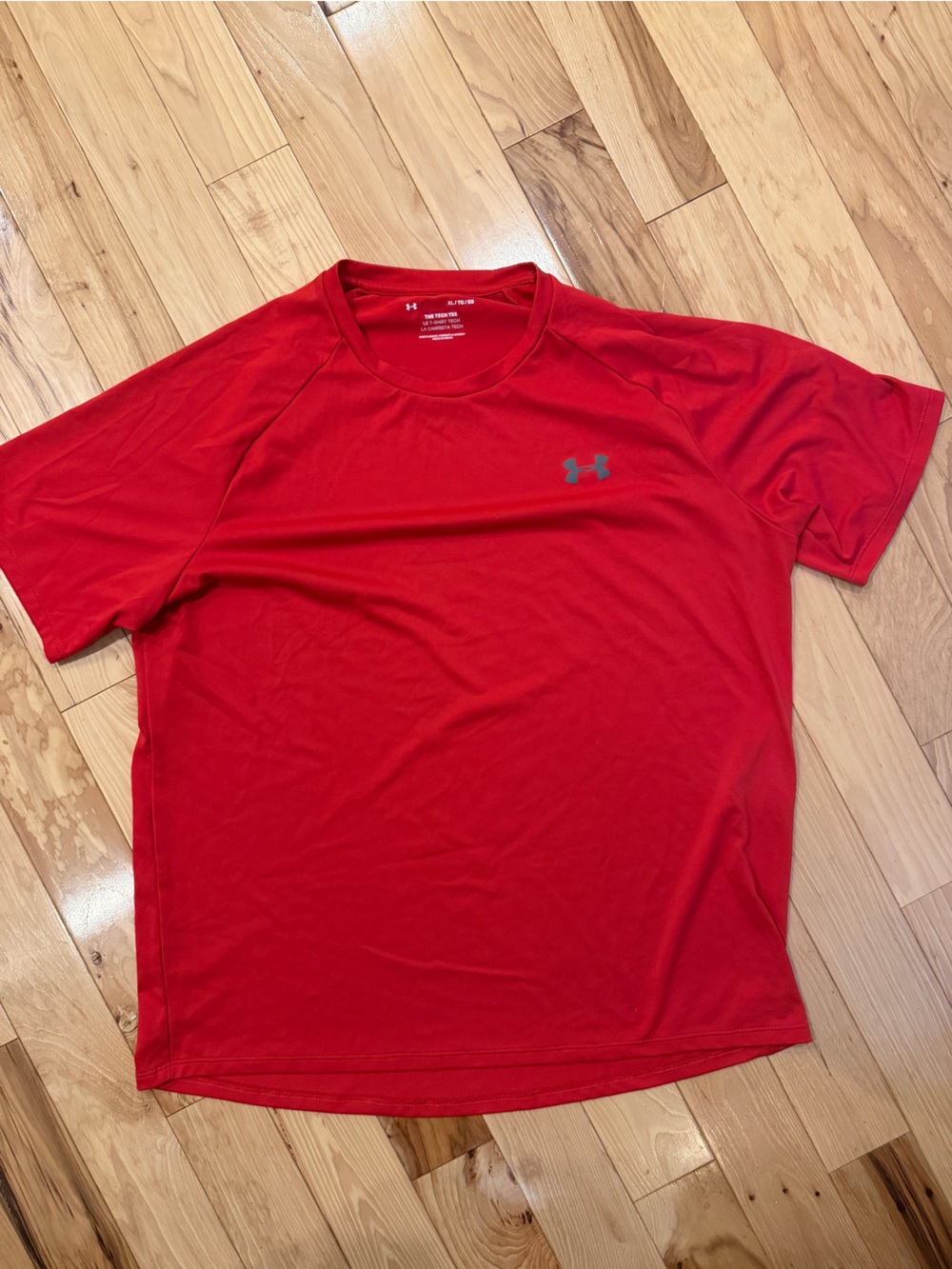 Under Armour Men’s Red Short-Sleeve Athletic Tee